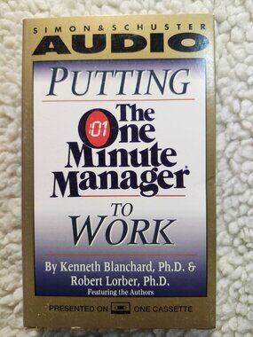 Simon Schuster Audio Cassette Putting The One Minute Manager To Work Blanchard